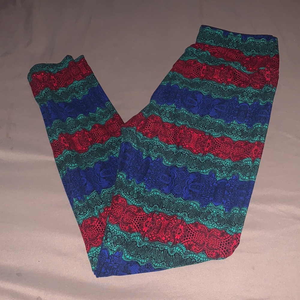 Lularoe girl’s colorful leggings one size